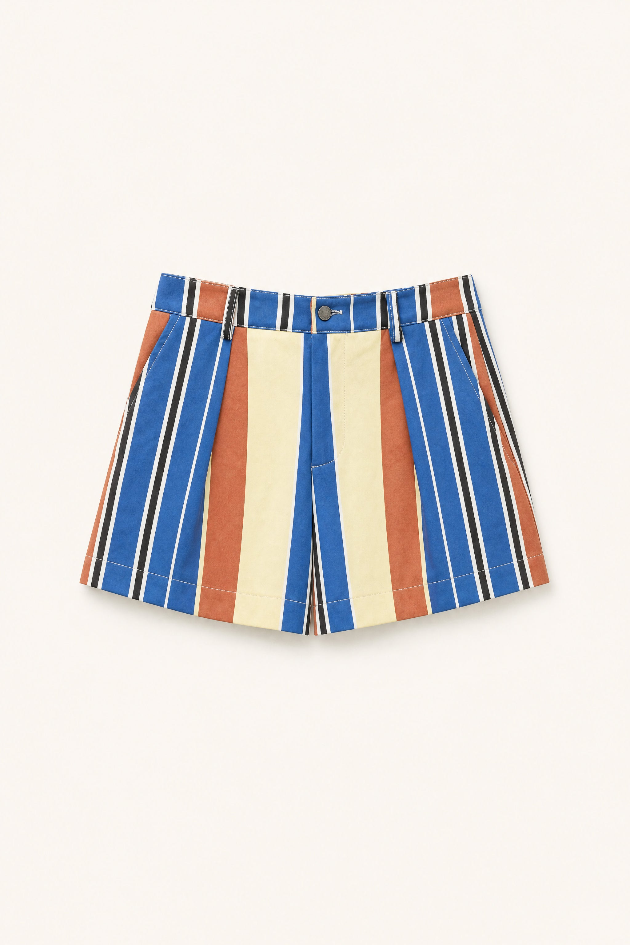 Doa Striped Short Blue/Yellow